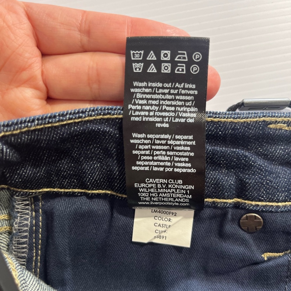 Liverpool Dark Blue Flare Jeans - Women's - Picture 9 of 9